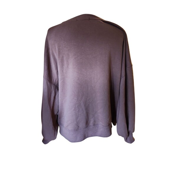 Judith March Oversized Cowgirl Sweatshirt Womens Small Brown Pink Cozy Lounge - Picture 3 of 9